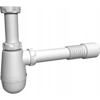 Sifon Umyvadlový sifon lahvový / polosifon SPIRÁLA AKCES