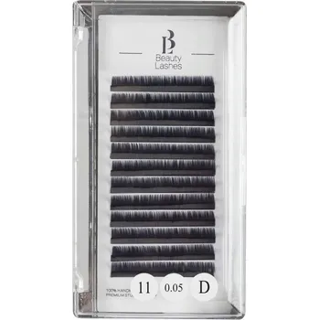 Umělé řasy BEAUTY LASHES ŘASY 0,05 D VELIKOST 13