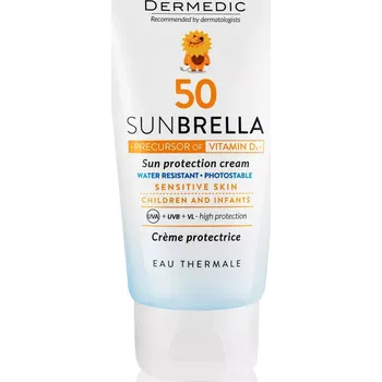 Opalování Dermedic Sunbrella Baby SPF50 Pleťový opalovací krém 50g