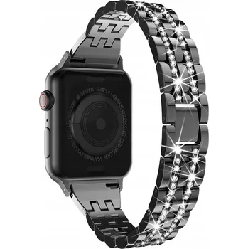 Náramek GLITROVÝ ČERNÝ NÁRAMEK PRO APPLE WATCH 38MM