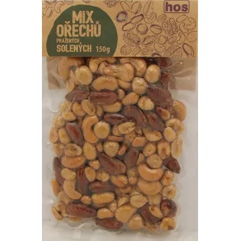 Sušená potravina MIX ořechů a arašídů pražených solených 150 g