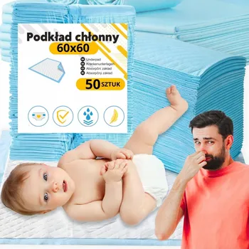 Přebalovací podložka Zolta přebalovací Podložka v prostěradlech 60 cm x 60 cm 50 ks