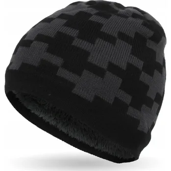 Čepice Polar Fashion zimní čepice beanie černá velikost M/L