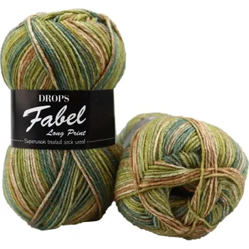 Příze Drops Fabel long print 650 les