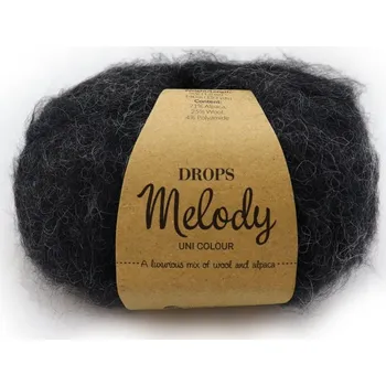 Příze Drops Melody UNI 05 černá