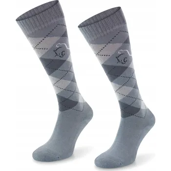 Pánské ponožky Bavlněné ponožky s kosočtvercovými podkolenkami pro koně COMODO 31-34