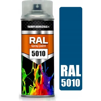 Barva ve spreji AKRYLOVÝ LAK VE SPREJI RAL 5010 HOŘCOVĚ MODRÁ MATNÁ 400ml