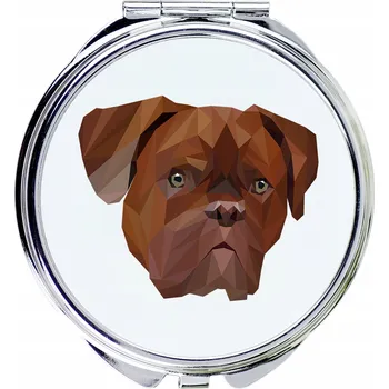 IP kamera Kompaktní kapesní zrcátko s Bordeauxskou dogou a geometrickým psem