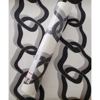 Fototapeta VLIESOVÁ TAPETA 2555-32 S FLOCKOVÝM GEOMETRICKÝM VZOREM