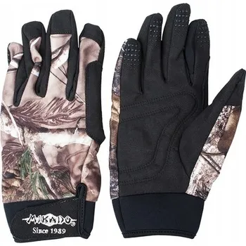 Rukavice RUKAVICE CAMO + ŠEDÉ vel L MIKADO