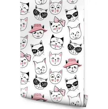 Fototapeta Tapeta Pro Děti - Hravé Kočky