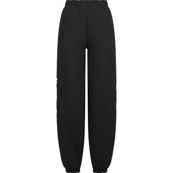 Build Your Brand Hebké dámské tepláky Fluffy - Černá | 3XL