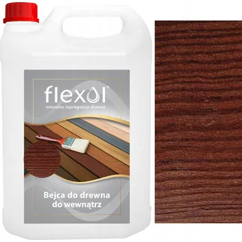 barva a nátěr na dřevo Lazura na dřevo SVĚTLÝ OŘECH interiérová 5 L Flexol