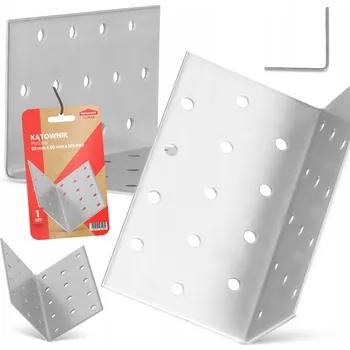 Úhloměr TESAŘSKÝ ÚHELNÍK Ocelový PLOCHOVÝ 40x40x100 mm ÚHLOVÝ SPOJOVNÍK Truhlářský