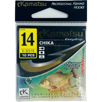 Rybářský háček Háčky s protiostry Kamatsu Chika 10 ks