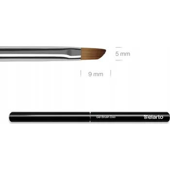 Kosmetický štětec Štětec na zdobení nehtů Elarto Gel Brush Duo