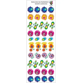 samolepka Samolepky na nehty - lidový motiv z Łowicze