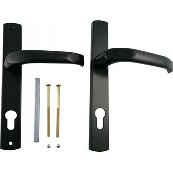 Dveřní kování KLIKA MADLO ÚCHYT PRO BRÁNU DIANA ČERNÁ 90