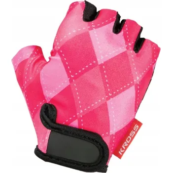 Cyklistické rukavice Cyklistické rukavice Kross XS fialové