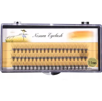 Umělé řasy ŘASY NESURA UMĚLÉ ŘASY V TRSECH HEDVÁBNÉ 11mm