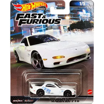 auto na autodráhu Hot Wheels Premium Fast and Furious Mazda RX-7 FD