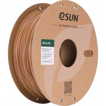 Filament ESun PLA+HS Filament světle hnědý 1.75mm 1kg papírová cívka