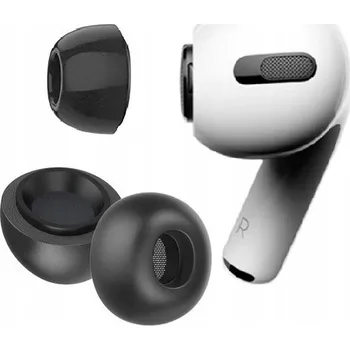Příslušenství pro sluchátka New BEE pěnové nástavce gumové špunty pro AirPods PRO 6 párů