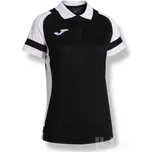 Dámská polokošile JOMA LIDER, barva černá - bílá, velikost 2XL