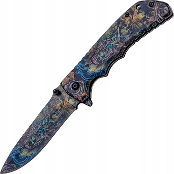 kapesní nůž Zavírací Nůž Joker JKR620 EDC s klipem - pirátský