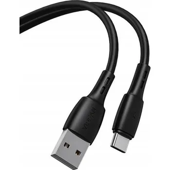 Datový kabel Kabel Vipfan USB - USB-C 2 m černý