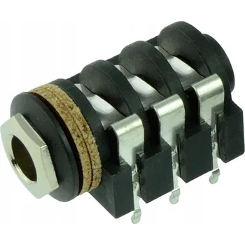 Audio kabel Konektor Rean Neutrik NYS215 jack zásuvka 6,3 mm