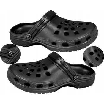 Pracovní obuv Pracovní sandály Reis Crocs Černé boty Bcpoint Velikost 41 Materiál Eva, velikost 41