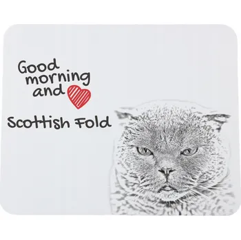 Podložka pod myš Skotská klapouchá - podložka pod myš s potiskem, personalizovaná podložka