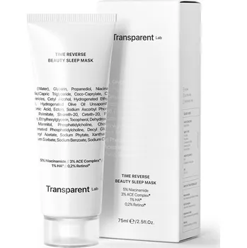 Pleťová maska Krémová pleťová maska Transparent Lab 75 ml