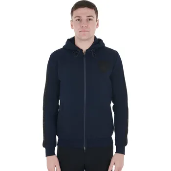 Pánská mikina EQUESTRO Mikina Fleece Equestro, pánská, navy blazer XS