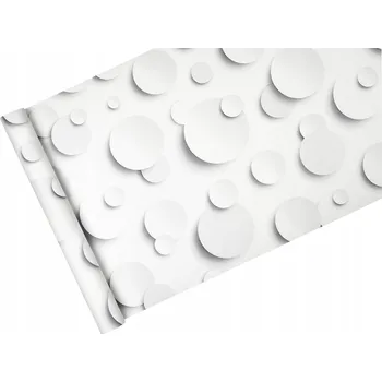 Tapeta 3D tapeta - vystřihované papírové kruhy
