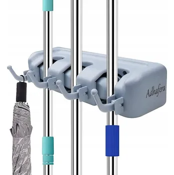 Věšák Nástěnný držák, organizér na mop, koště a zahradní nářadí