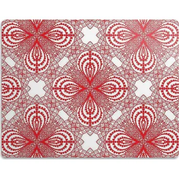 Miska pro psa Podložka pod misku Bluedecor červená 0 l