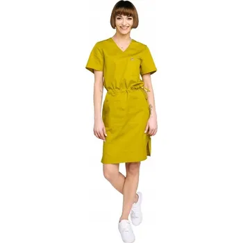 Dámské šaty Šaty kosmetická SpaWear hořčicová XS