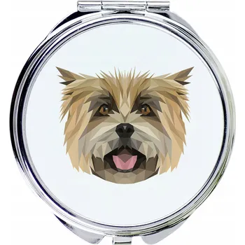 Obraz Shar Pei kompaktní kapesní zrcátko s geometrickým psem