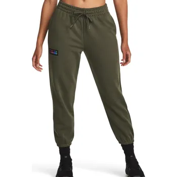 Dámské kalhoty Kalhoty Under Armour Pjt Rock HW Terry Pnt-GRN 1380196-390 Velikost S