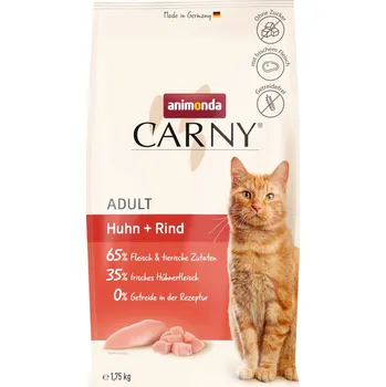 Krmivo pro kočku 3x1,75kg animonda Carny Adult kuřecí + hovězí