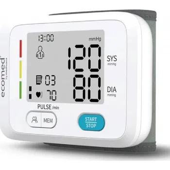 Měřič tělesných funkcí Ecomed Tlakoměr na zápěstí BW-83E
