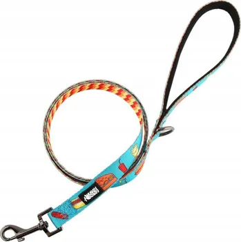 Vodítko pro psa Vodítko pro psa krátké 1,5m barevné městské tradiční pro yorkšíra HUGGY DOGGY S