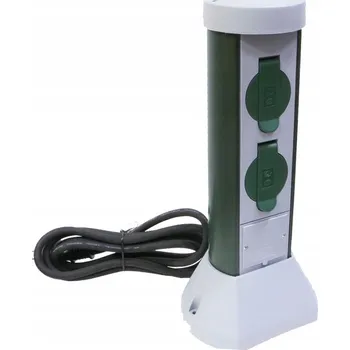 Napájecí kabel Prodlužovací Kabel zahradní Pce 2 m 2 ks šedý