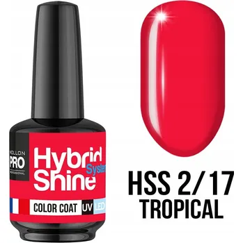 Přípravek na nehty 2/17 TROPICAL - Hybridní lak Hybrid Shine System - Color UV/LED - Mollo