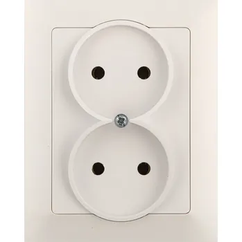 Elektrická zásuvka Elektrická Zásuvka nástěnná Timex-Elektro bílá