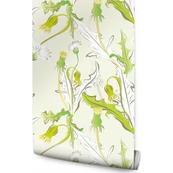 Tapeta Tapeta do obýváku květy pampelišky pampeliška listy