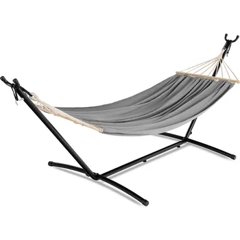 Houpací síť di volio Houpací síť Lecco se stojanem - šedá