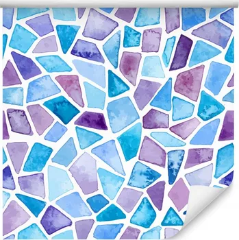 Tapeta Geometrická tapeta, mozaika, do obýváku, kanceláře